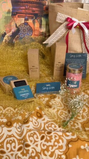 Swati Shah Instagram - Spring water is not just a brand ,it’s a luxury at ur doorstep.quality handmade organic soaps.spring water uses natural ingredients like turmeric,sandalwood,honey along with almond oil,vitamin r oil and coconut oil which keeps the skin fresh,moisturised and radiant without stripping away its natural oils…spring water is not just a soap,it’s an emotion that touches your life…thank u @springwater_vp  for these beautiful products…guys girls pals trust me it’s a must try