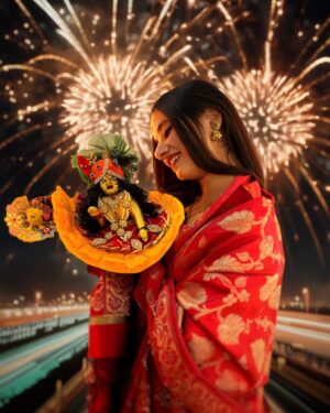 Tanu Rawat Instagram - Happy diwali ap sabhi ko❤️🙏🏻 

Pic edit by-: @alex_pixels_