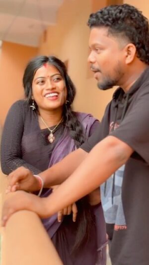 Tejaswini Nayak Instagram - BTS 😂😂😂
.
.
.
#instagood #insta_girl_teju #sidlucky #sidteju #viral #bts