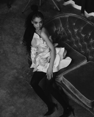 Tiffany Boone Instagram - @numero_netherlands ❤️ ——————————————
photography @flxashstudios 
styling @jasmine.amini 
hair @indiamhammond 
makeup @nadiamohamofficial 
photography asst @jonomite 
styling asst @highendmeggy 
editor @timiletonja 
interview @janaletonja