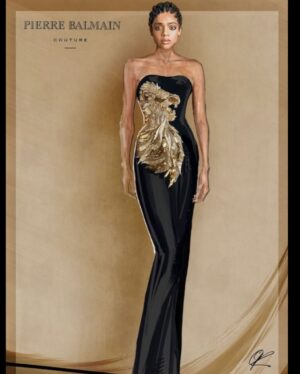 Tiffany Boone Instagram - It’s Mufasa: The Lion King premiere day! This project has made so many of my dreams come true including wearing custom @Balmain. Thank you @olivier_rousteing and the whole team for the incredible looks. I felt like a true Disney Princess. 

Now this film belongs to you- the audience. We hope it brings you as much joy as it has brought us. ❤️