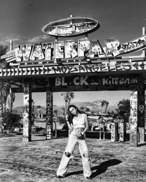 Tina Casciani Instagram - ..fun fact: my biggest fear is abandoned amusement parks.. I’m always scared the carousel will suddenly light up n there’ll be an old, decrepit ride operator from 1917 with a top hat n no teeth… had no idea there were abandoned waterparks but this was equally creepy.. * fun fact #2 this was the first waterpark in the US.. opened in 1962. 💦☠️