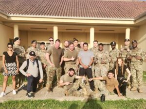 Tiya Sircar Instagram - We often take for granted the very things that most deserve our gratitude. Forever grateful for and inspired by those who have chosen to serve (and sacrifice for) this country. 

Sharing a few photos from my trips abroad with @armedforcesent, visiting our troops in Kosovo, Poland, Italy, Spain, and the U.K. Loved meeting each and every one of these Service Members. And shout out to all the military families for the sacrifices you make as well. 🙏🏽 

#HappyVeteransDay and #TYFYS 🇺🇸❤️🤍💙