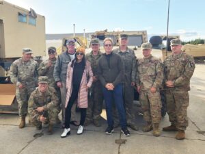 Tiya Sircar Instagram - We often take for granted the very things that most deserve our gratitude. Forever grateful for and inspired by those who have chosen to serve (and sacrifice for) this country. 

Sharing a few photos from my trips abroad with @armedforcesent, visiting our troops in Kosovo, Poland, Italy, Spain, and the U.K. Loved meeting each and every one of these Service Members. And shout out to all the military families for the sacrifices you make as well. 🙏🏽 

#HappyVeteransDay and #TYFYS 🇺🇸❤️🤍💙