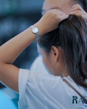 Twinda Rarasati Instagram - from running the event to running on court, let’s keep track of the time ⌚️ @thewatchco @danielwellington 🥹✨