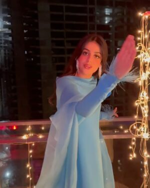 Yashma Gill Instagram - Life these days!! 💆‍♀️ 
 
The blue dress is from @sadafkanwalfashion for everyone asking! I still have to put proper pictures in it but Cus you guys kept dming