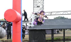 Yuria Tauchi Instagram - #SASUKE2024 
ありがとぷりん🍮

新エリア人類初到達ー🌟

リングで闘うのとはまったく違う身体の使い方なので、当日朝までたくさん頭の中でデモンストレーションして、ガクガクに緊張してました。
くららが闘魂注入してくれて、試合モードで挑めた！！
頭の中でクリアしていたとおりに順調に進んでいけた…と思いきや
新エリア　#スクリュードライバー　のトラップに撃沈…🌊⚠️
決死のプランチャスイシーダ虚しく、リタイアとなってしまいました🥲

でもでも、めーっっちゃくちゃ燃えました！！🔥
SASUKE、ハマってしまった！！！
絶対またリベンジしたい！！

さくらとくららが応援についてきてくれてホントに心強かったよぉ🥲♡