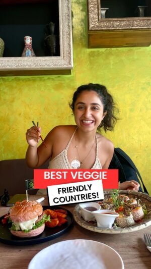Aakansha Monga Instagram - Share this with 🌱 travelers! 
2 years ago I turned into an imperfect vegetarian, mainly due to the impact meat had on my digestive system and then subsequently also learnt about the climate impact the meat industry has. I say imperfect because being a meat eater all my life, I slip up here and there - but mostly never while i’m traveling! It’s mostly the home cooked dishes that get me some time. But this veggie journey has been of finding satisfying meat-free meals abroad has been a rewarding yet sometimes challenging journey. It’s through my own experiences that I’ve discovered the Best Vegetarian Destinations, that’ll make your stomach do the happy dance 🕺 

Before you pack your bags, here are a few tips to make your veggie travel even smoother:

👉Research Ahead: scope out veg-friendly spots and local markets in advance so that you can be relaxed on your trip.

👉Learn Local Lingo: Master a few key phrases to communicate your dietary needs.

👉Check Restaurant Reviews: Use apps like HappyCow or TripAdvisor to scout out the best vegetarian and vegan restaurants. 

👉Be Clear About Your Dietary Needs: Don’t hesitate to communicate clearly about your vegetarian diet. Politely ask about ingredients and request modifications if necessary.

👉Stay Flexible: Embrace local specialties and be open to trying new flavors!

[TRAVELAMORE, TRAVEL, Travel destinations, Travel recommendations, Vegan, vegetarian Travel reccos, Travel reels, budapest, taiwan, germany, berlin, sri lanka, thailand, chiang mai]