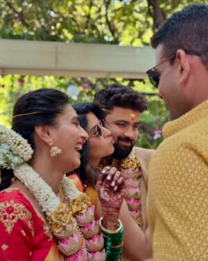 Abhidnya Bhave Instagram - Finally we all are taken!!!!✨🧿🫠🙏🏻🥰🎀
Welcome to the club mad girl!!! Here is wishing a super and happy married life to our very own “MAU”!
Dearest Pawan , welcome to the crazy club!

#yaarkishadi