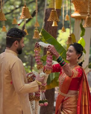 Abhidnya Bhave Instagram - Finally we all are taken!!!!✨🧿🫠🙏🏻🥰🎀
Welcome to the club mad girl!!! Here is wishing a super and happy married life to our very own “MAU”!
Dearest Pawan , welcome to the crazy club!

#yaarkishadi
