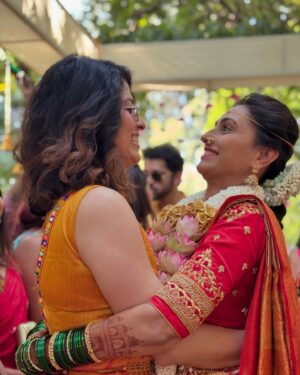 Abhidnya Bhave Instagram - Finally we all are taken!!!!✨🧿🫠🙏🏻🥰🎀
Welcome to the club mad girl!!! Here is wishing a super and happy married life to our very own “MAU”!
Dearest Pawan , welcome to the crazy club!

#yaarkishadi