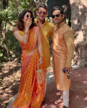 Abhidnya Bhave Instagram - Finally we all are taken!!!!✨🧿🫠🙏🏻🥰🎀
Welcome to the club mad girl!!! Here is wishing a super and happy married life to our very own “MAU”!
Dearest Pawan , welcome to the crazy club!

#yaarkishadi