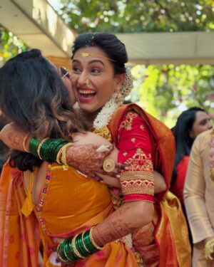 Abhidnya Bhave Instagram - Finally we all are taken!!!!✨🧿🫠🙏🏻🥰🎀
Welcome to the club mad girl!!! Here is wishing a super and happy married life to our very own “MAU”!
Dearest Pawan , welcome to the crazy club!

#yaarkishadi