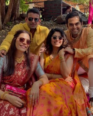 Abhidnya Bhave Instagram - Finally we all are taken!!!!✨🧿🫠🙏🏻🥰🎀
Welcome to the club mad girl!!! Here is wishing a super and happy married life to our very own “MAU”!
Dearest Pawan , welcome to the crazy club!

#yaarkishadi