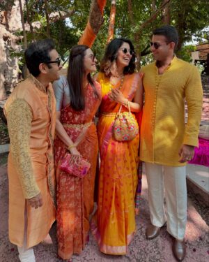 Abhidnya Bhave Instagram - Finally we all are taken!!!!✨🧿🫠🙏🏻🥰🎀
Welcome to the club mad girl!!! Here is wishing a super and happy married life to our very own “MAU”!
Dearest Pawan , welcome to the crazy club!

#yaarkishadi