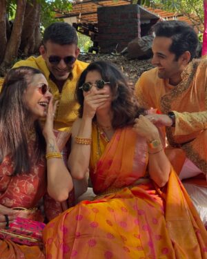 Abhidnya Bhave Instagram - Finally we all are taken!!!!✨🧿🫠🙏🏻🥰🎀
Welcome to the club mad girl!!! Here is wishing a super and happy married life to our very own “MAU”!
Dearest Pawan , welcome to the crazy club!

#yaarkishadi
