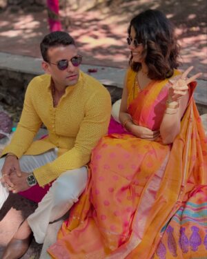 Abhidnya Bhave Instagram - Finally we all are taken!!!!✨🧿🫠🙏🏻🥰🎀
Welcome to the club mad girl!!! Here is wishing a super and happy married life to our very own “MAU”!
Dearest Pawan , welcome to the crazy club!

#yaarkishadi