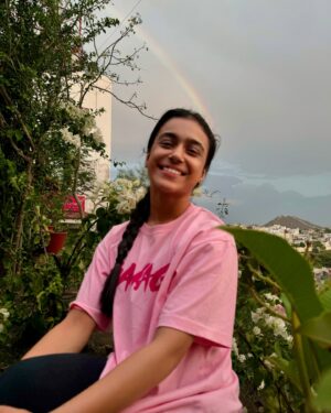 Adrija Sinha Instagram - When it rains look for rainbows, when it’s dark look for stars 🌈✨🫶🏻❤️❤️

📷 : @vedantsinha0218 🫶🏻

#reelsindia #actorlife #photooftheday #adrijasinhastylediaries #rainbow #naturephotography