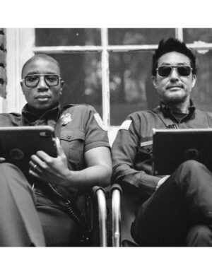 Aisha Hinds Instagram - •| L I V I N G •  T H E • D R E A M |• @911onabc 

The people I get to work with make work not feel like work. ❤️

B/W 📷 by: @oliverstarkk