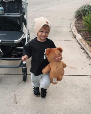 Alexandria DeBerry Instagram - who’s gonna tell him he’s no longer the baby 😭 
the one who made us parents   has opened our hearts to a love deeper than we could have ever imagined! 
he’s clever, fun, opinionated as can be, loves a dance party,   is going to be the best BIG BROTHER! cherishing every bit of these last few months with just him 🤍 the daily kisses he gives mama’s belly are the 🍒 on top! 
#beauxdiesel #bigbreaux