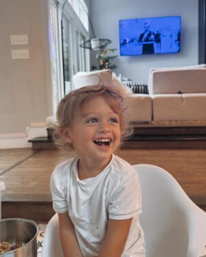 Alexandria DeBerry Instagram - who’s gonna tell him he’s no longer the baby 😭 
the one who made us parents   has opened our hearts to a love deeper than we could have ever imagined! 
he’s clever, fun, opinionated as can be, loves a dance party,   is going to be the best BIG BROTHER! cherishing every bit of these last few months with just him 🤍 the daily kisses he gives mama’s belly are the 🍒 on top! 
#beauxdiesel #bigbreaux