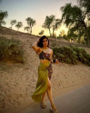 Alisha Chopra Instagram - Is it hot in here, or is it just me? 

Wearing @tizzi.official , absolute love! 
.
.
.
.
.
#swim #swimsuit #swimsuits #monokini #desert #look