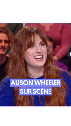 Alison Wheeler Instagram - « Le rire d’une salle, c’est comme un guili ! ». Alison Wheeler est de retour sur le plateau de Quotidien pour nous parler de son premier spectacle « La promesse d’un soir ».
