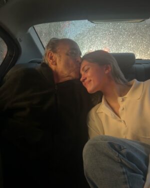 Amelie Zilber Instagram - My grandpa always called me his star, but it was his gentleness and kindness that lit up the lives of those around him. He made sure you knew you were brighter than you believed. He was soft and pure and gracious. He was perfect. Une vie honorable est une vie éternelle❤️ I love you so much