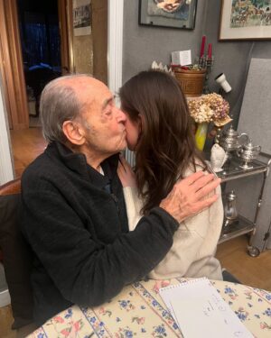 Amelie Zilber Instagram - My grandpa always called me his star, but it was his gentleness and kindness that lit up the lives of those around him. He made sure you knew you were brighter than you believed. He was soft and pure and gracious. He was perfect. Une vie honorable est une vie éternelle❤️ I love you so much