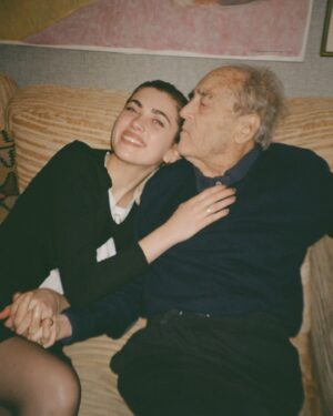 Amelie Zilber Instagram - My grandpa always called me his star, but it was his gentleness and kindness that lit up the lives of those around him. He made sure you knew you were brighter than you believed. He was soft and pure and gracious. He was perfect. Une vie honorable est une vie éternelle❤️ I love you so much