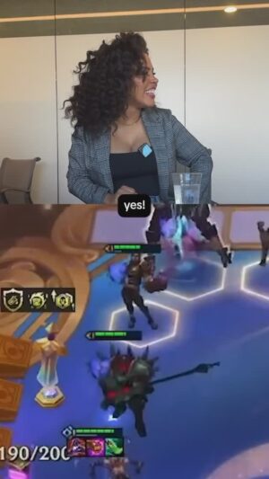 Amirah Vann Instagram - Sevika plays Sevika! 💪 🎰 🧪 Amirah Vann tries Into the Arcane. #arcane