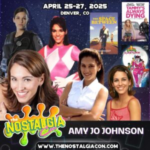 Amy Jo Johnson Instagram - Super excited for my first @thenostalgiacon April 26th & 27th in Denver! I’ll be there Sat & Sun! Come say hi if you’re in area! Yippee! 🦋 #powerrangers