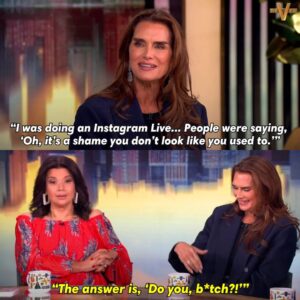 Ana Navarro Instagram - @brookeshields tells #TheView about her experience aging in the public eye from her new book, 'Brooke Shields Is Not Allowed To Get Old,' and @ananavarrofl has a message for the haters.