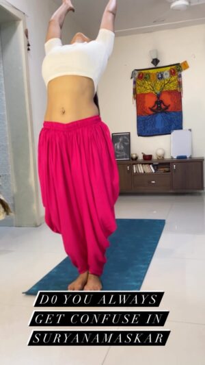 Anamica Kadamb Instagram - Do you always get confuse in suryanamaskar ??
I am explaining two different suryanamaskar with you.
Which I include in my practice.
🧘‍♀️
1. Hatha suryanamaskar- It comprises 12 diffrnt poses.
 
2. Ashtanga suryanamaskar- It compromises 10 different poses. 
For more details wait for my next videos 
Thankyou 🙏
#reels #instagood #yoga #yogini #anamicakadamb #suryanamaskar #ashtanga #hathayoga #flexibility #fitness #yogalife #healthyliving