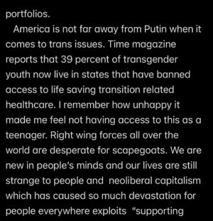 Andreja Pejić Instagram - Swipe left to read my perspective.