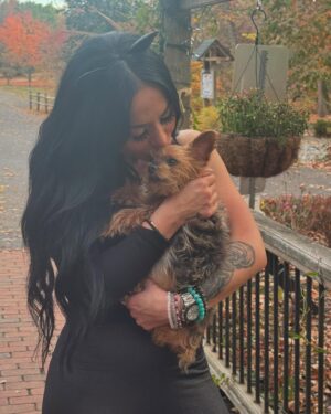 Angelina Pivarnick Instagram - I miss you peanut. I can’t believe this happened. I’m in a nightmare. Everyday is going to be a rollercoaster. I hope is de you again my angel. I am sorry at the end I couldn’t save you. I tried. I don’t really dream so how am I going to see you while I’m still on earth?  Please give me a sign you’re okay my daughter. My hearts shattered. I will make sure I keep your memory alive. I will never forget you. Why did you have to go pee pee?  I pray you’re okay and in heaven like u deserve to be. U deserve everything and more for the love you gave me that I never had from anyone else. The way you looked at me the way you kissed me. The way you cuddled with me while I dealt with bad breakups throughout the years and just trauma . You never cared if I was rich or poor. You said mommy I’m your side kick and I will be homeless in your car with you. I will cherish those memories. You didn’t care if I was famous or a regular girl. When I went back to being an EMT you didn’t care. You waited for my shift to end and you greeted me at the door. You gave me the unconditional love I needed. No human ever gave me that or will give me that. Never. I can’t do this peanut 🥜:(. Fly my baby. I hope you’re happy up there. I hope god lets you hang with grandma Maureen. I hope you get to run outside and eat the best food and you get to feel the sunshine on your face. Im heartbroken. 💔. Rip peanut I need to feel a sign your okay. Please