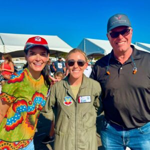 Angie Harmon Instagram - After watching the Thunderbirds documentary I made up my mind to witness the mind blowing power, precision & extreme excellence these pilots display in person…. 
4 days later I am STILL BLOWN AWAY! #WOW 

Thank you Doug & Mims!

#usafthunderbirds #thunderbirds #fanforlife #respect #ReachForTheSky