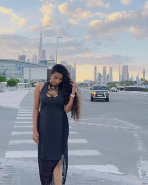 Anjana Mohan Instagram - #uae #dubai🇦🇪 #lookoftheday #attitude 
#photooftheday #black #style
