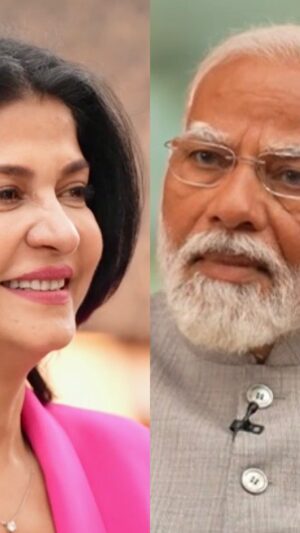 Anjana Om Kashyap Instagram - Prime Minister @narendramodi on 🚁shot!