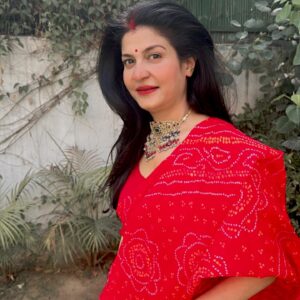 Anjana Om Kashyap Instagram - सुख- समृद्धि के लिए वट सावित्री 🙏🏼