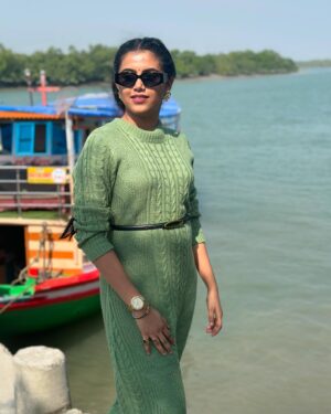 Ankita Bhattacharyya Instagram - Sundarban bhromon ❤️❤️With Family ❤️❤️🧿
