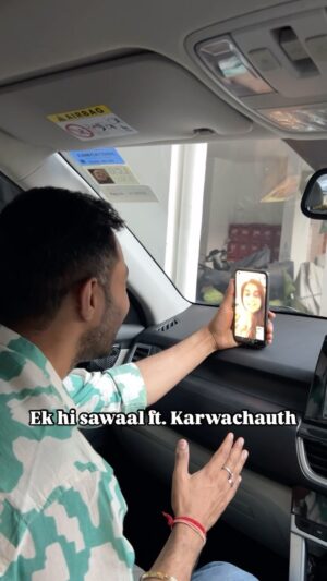 Ankita Sahigal Instagram - Kya kehna hai? Bahot badiya!
.
.
.
#reelitfeelit #karwachauth #kc