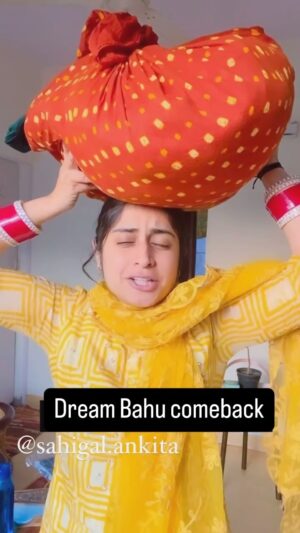 Ankita Sahigal Instagram - Saal badal gaye par feelings nahi 😭🤭
.
.#saasbahu #funnyvideos #funny #fun