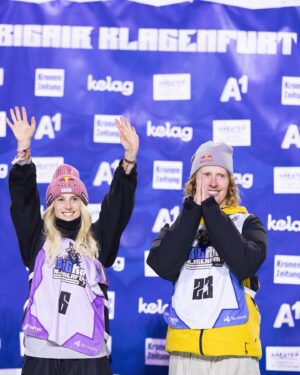 Anna Gasser Instagram - So special to jump in front of a home crowd ♥️ thanks everyone so much for the great vibe , the loud cheering and the never ending support .  Congrats to all the girls for amazing riding and even though I wasn’t on the podium this time  I’m gonna always remember this one @bigairklagenfurt