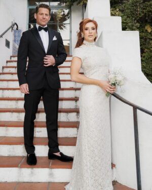 Anneliese van der Pol Instagram - We were engaged a year ago today, and now we’re married! We are truly overwhelmed with the love, support and well wishes sent this weekend from all of you. Thank you for sharing in our happiness. May you have a wonderful holiday season and a very Happy New Year. Xoxo Johnneliese