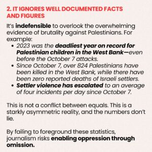 Antoinette Lattouf Instagram - OK kids. Get your workbook out and take notes. Journalism 101: don’t excuse war crimes and injustice, name and interrogate it.