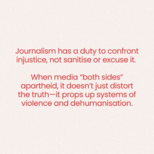Antoinette Lattouf Instagram - OK kids. Get your workbook out and take notes. Journalism 101: don’t excuse war crimes and injustice, name and interrogate it.