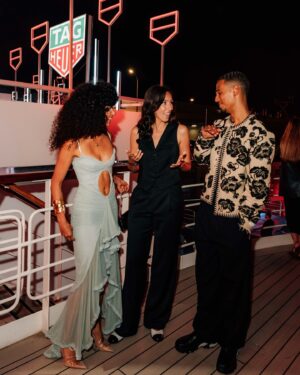 Ariadna Hafez Navarro Instagram - Thanks @tagheuer & @youngracersagency for the night 💫🤍