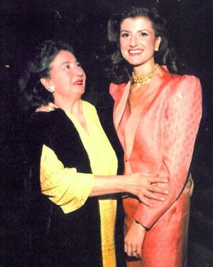 Arianna Huffington Instagram - Today would have been my mother Elli’s 103rd birthday.

There isn’t a single corner of my life that isn’t filled with my mother. She is, without question, the foundation of my existence. She brought me up to believe that there was nothing I should be afraid to try while at the same time making it clear that she would love me not one iota less if I failed. And I learned just as much from her death as I did from her life. She never missed a chance to celebrate life, living fully in the moment even on the very last day of her life, which remains one of the most transcendent and wonder-filled experiences of my own life.