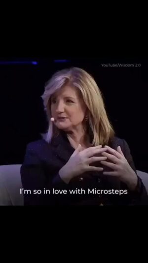 Arianna Huffington Instagram - What’s one Microstep you’d like to try in 2025?